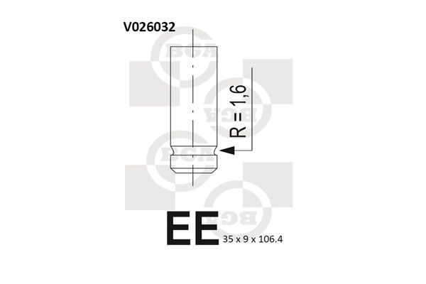 Zawór wydechowy BGA V026032