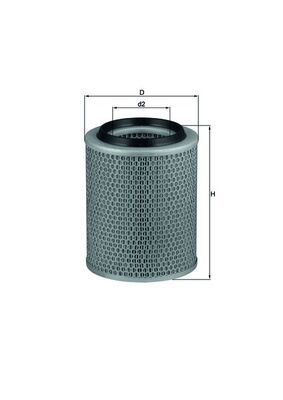 Vzduchový filtr MAHLE LX 498