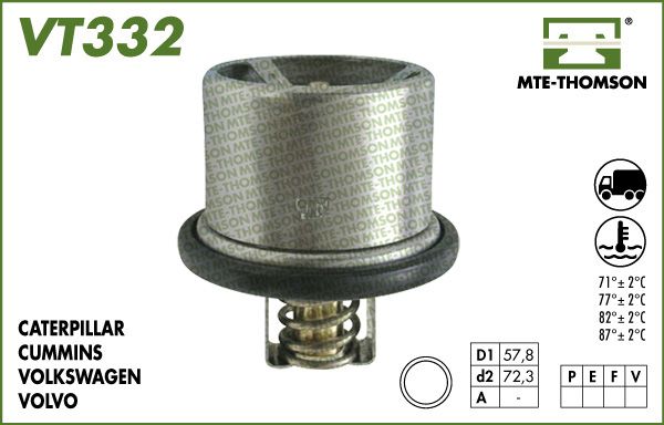 Termostat, środek chłodzący MTE-THOMSON VT332.82