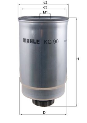 Palivový filtr KNECHT KC 90
