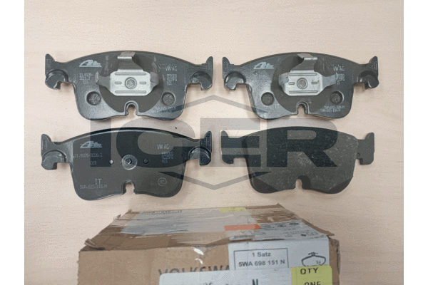 Zestaw klocków hamulcowych, hamulce tarczowe ICER 182487