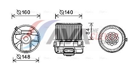 Вентилятор салона