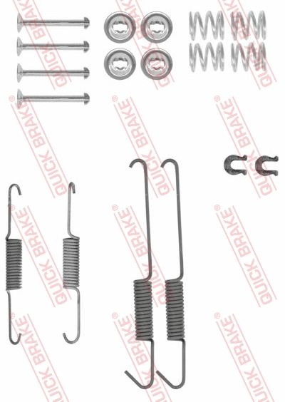 Zestaw dodatków, szczęki hamulcowe QUICK BRAKE 105-0002