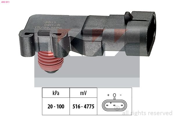 Snímač barometrického tlaku vzduchu KW 493 011