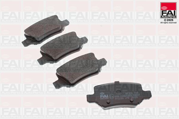 Zestaw klocków hamulcowych, hamulce tarczowe FAI AUTOPARTS BP353
