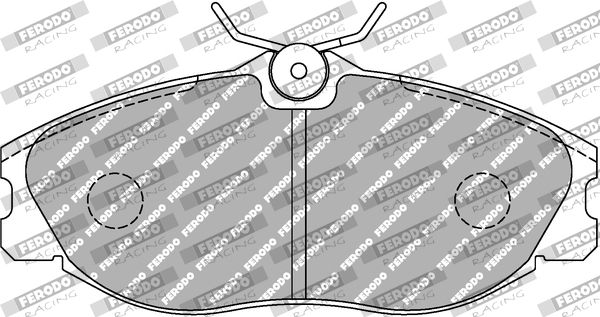 Zestaw klocków hamulcowych, hamulce tarczowe FERODO RACING FCP1063R