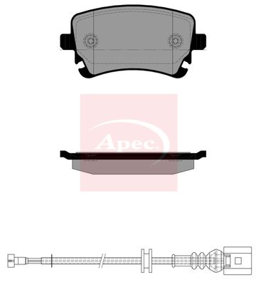 Apec - Rear Brake Pad Set