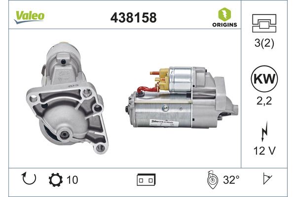 Štartér VALEO 438158