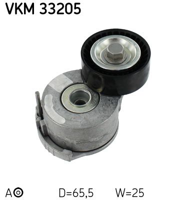 Rolka napinacza, pasek klinowy wielorowkowy SKF VKM 33205