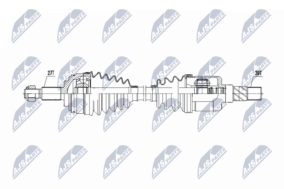 Wał napędowy NTY NPW-RE-213