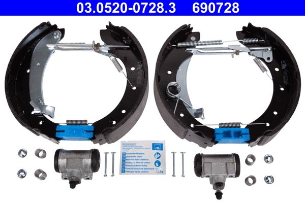 Sada brzdových čelistí ATE 03.0520-0728.3