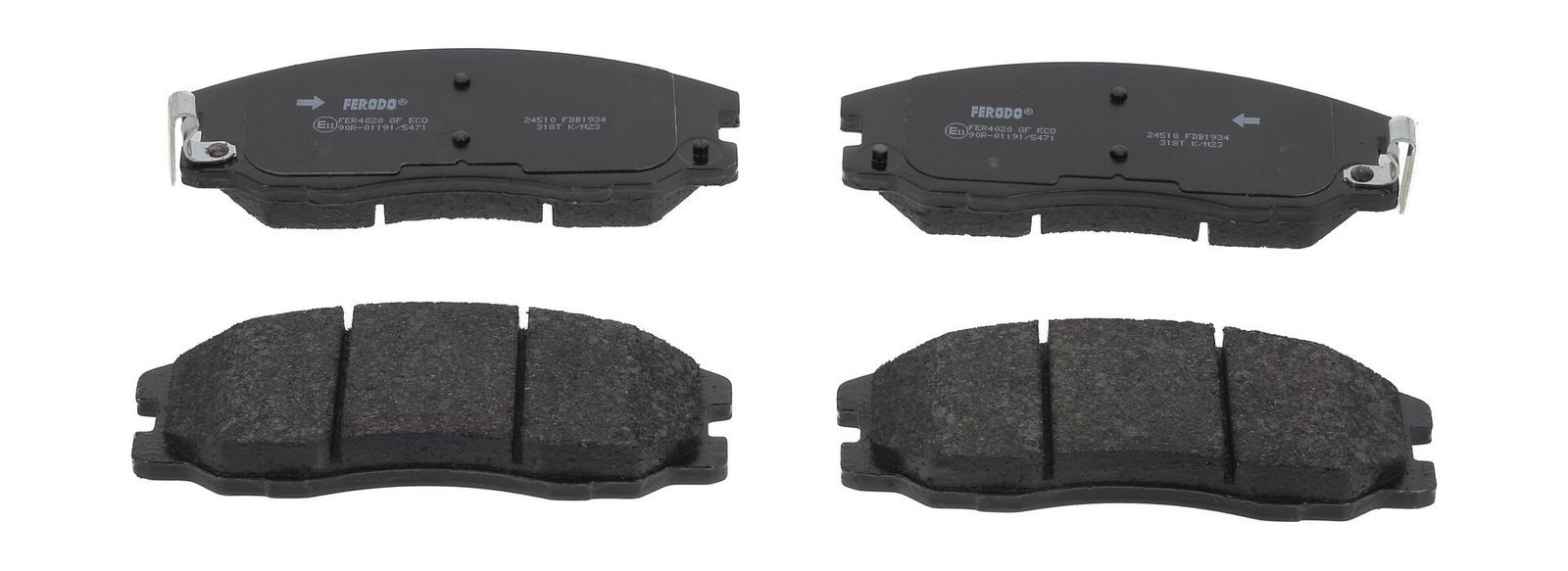 set placute frana,frana disc FERODO FDB1934