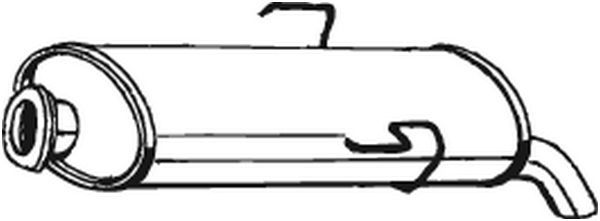 Tłumik końcowy BOSAL 135-419