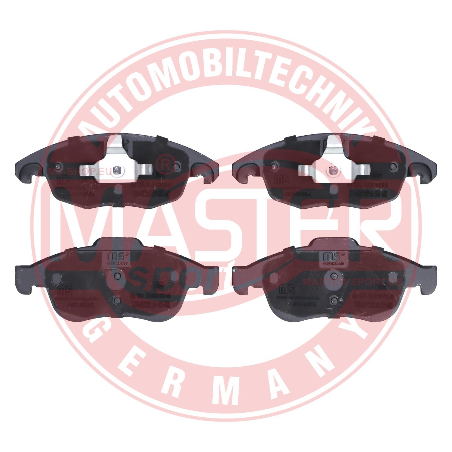Zestaw klocków hamulcowych, hamulce tarczowe MASTER-SPORT GERMANY 13046072292N-SET-MS