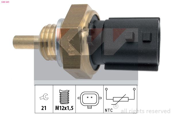 Czujnik, temperatura płynu chłodzącego KW 530 341
