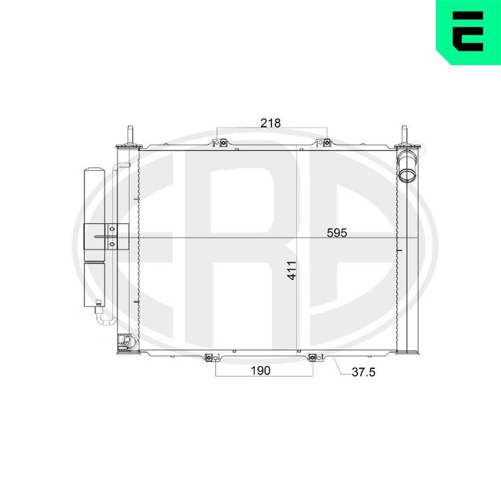 Condensator, climatizare ERA 667164