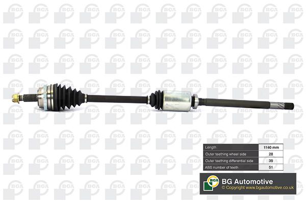 Wał napędowy BGA DS7335RA