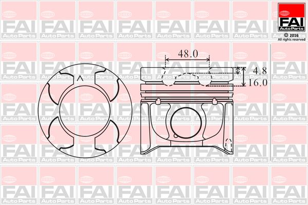 Tłok FAI AUTOPARTS PK19-000