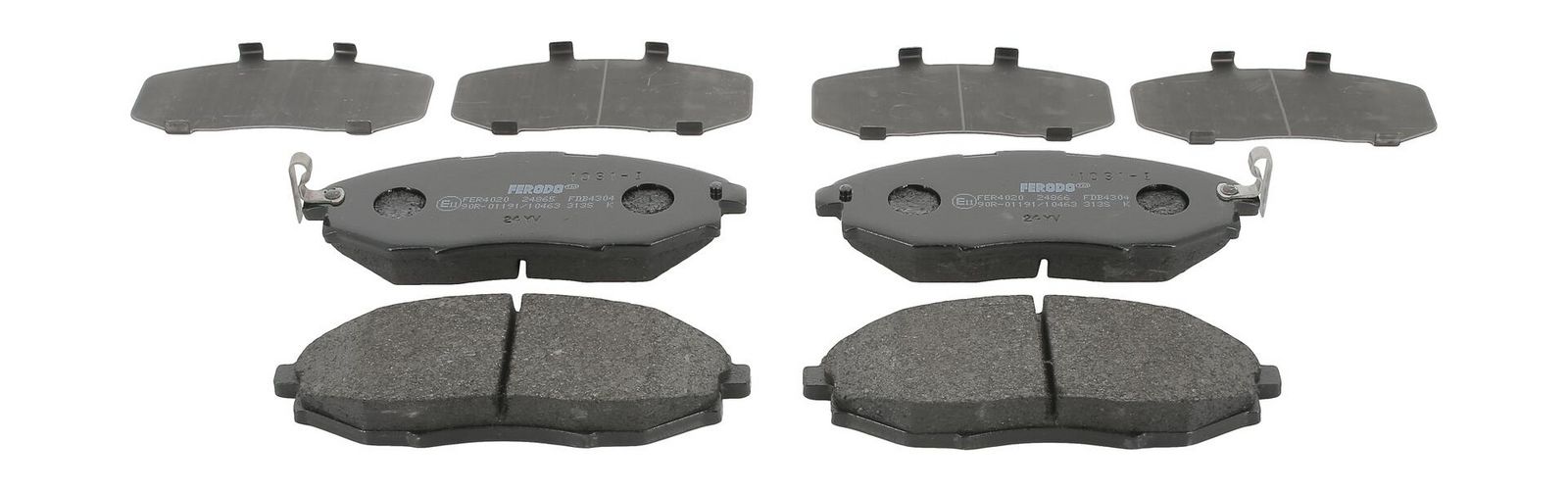 set placute frana,frana disc FERODO PREMIER ECO FRICTION FDB4304