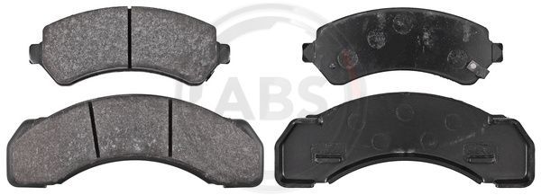 Zestaw klocków hamulcowych, hamulce tarczowe A.B.S. 38380