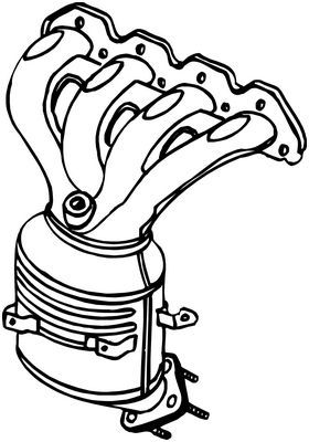 Katalizator BOSAL 96476222
