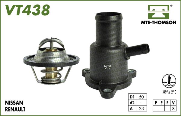 Termostat, środek chłodzący MTE-THOMSON VT438.89