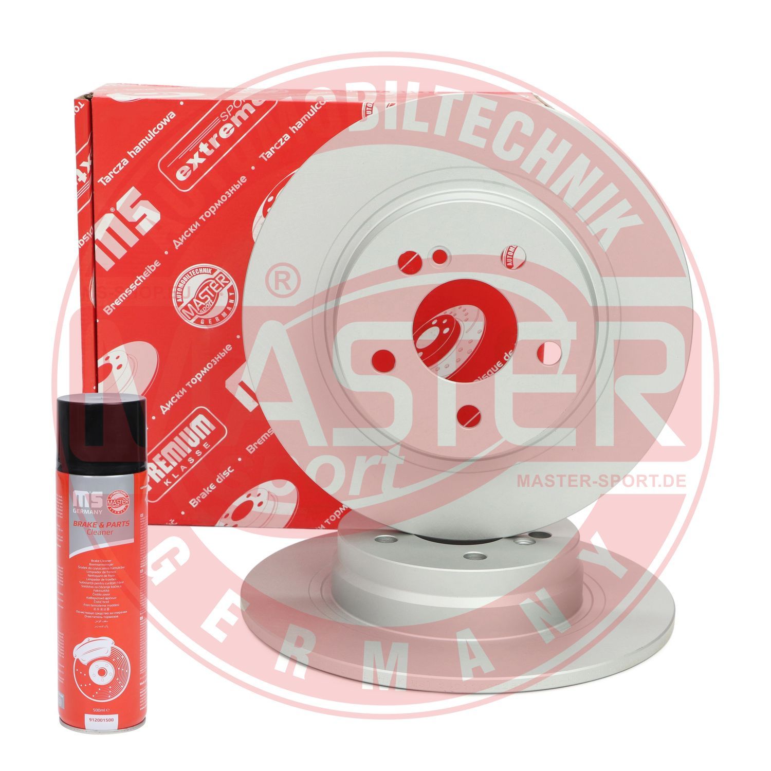 Tarcza hamulcowa MASTER-SPORT GERMANY 24011003281-SET-MSP