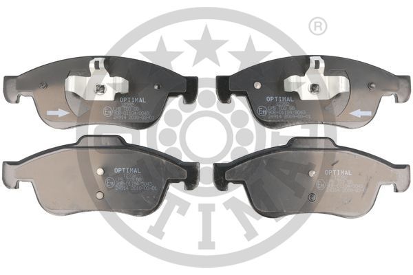 Zestaw klocków hamulcowych, hamulce tarczowe OPTIMAL BP-12392