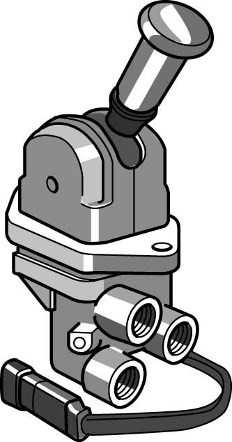 Valve de commande de frein, frein de stationnement