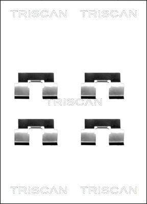 Zestaw akcesoriów, klocki hamulcowe TRISCAN 8105 101607