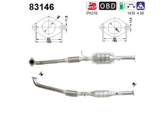 Katalizator AS 83146