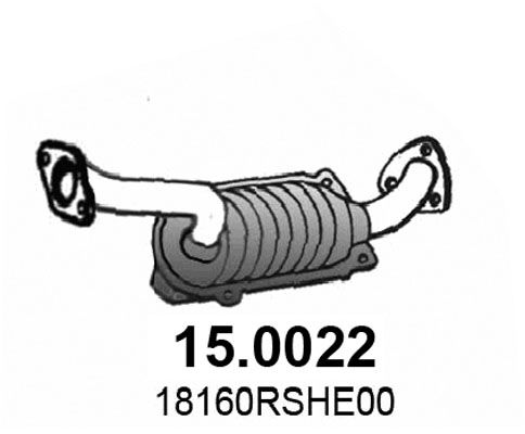 Katalizator ASSO 18160RSHE00