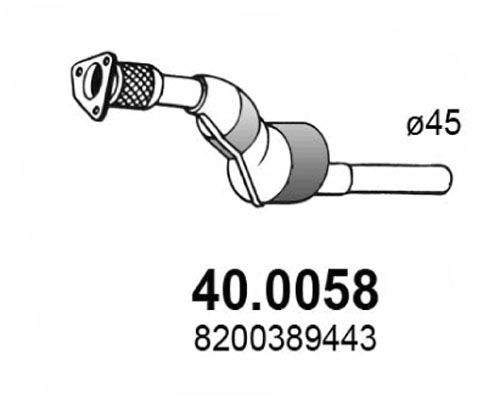 Katalizator ASSO 40.0058
