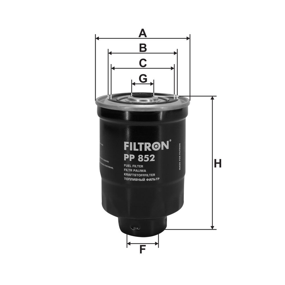 Levně Palivový filtr FILTRON PP 852