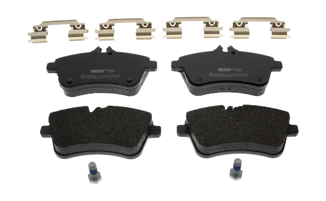 set placute frana,frana disc FERODO FDB1750