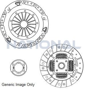 Set ambreiaj NATIONAL CK9122