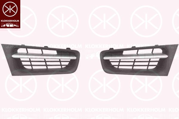 Kratka wentylacyjna, zderzak KLOKKERHOLM 6041917A1
