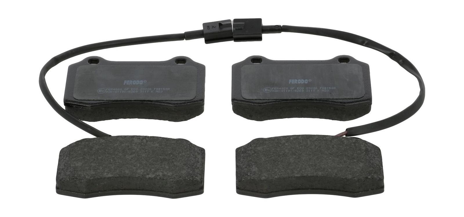 set placute frana,frana disc FERODO PREMIER ECO FRICTION FDB1508