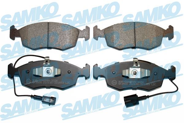 Sada brzdových destiček, kotoučová brzda SAMKO 5SP1653