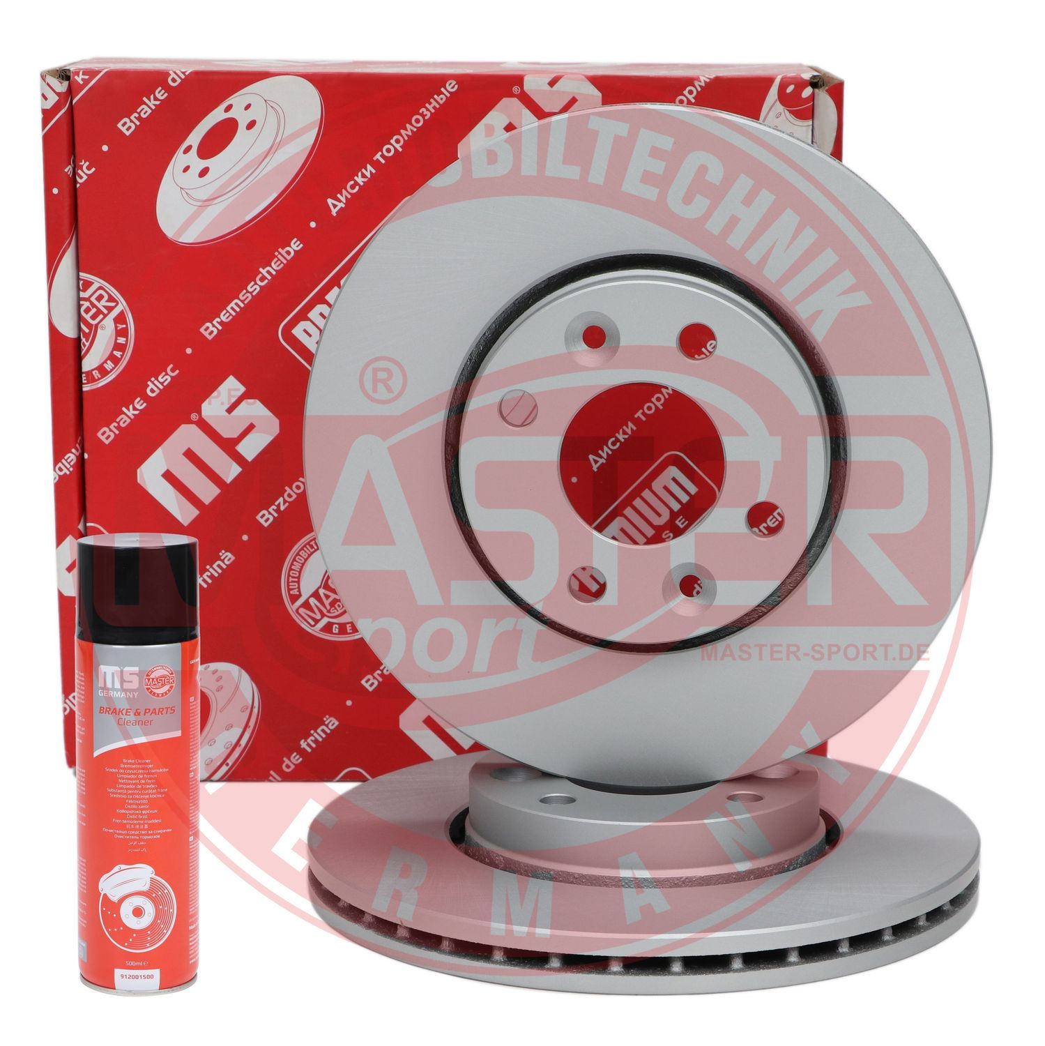 Tarcza hamulcowa MASTER-SPORT GERMANY 24012202161PR-SET-MSP