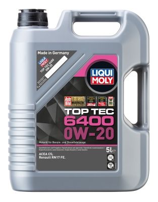 Motorový olej Liqui Moly Top Tec 6400 0W-20, 5L