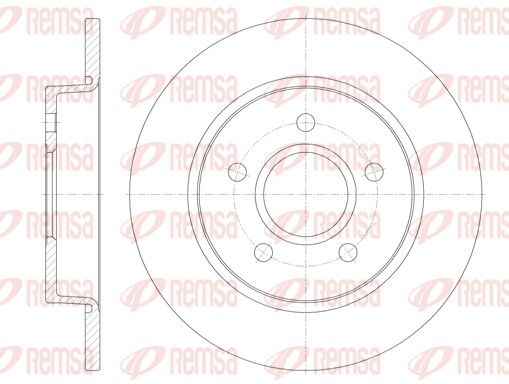Brzdový kotouč REMSA 6846.00