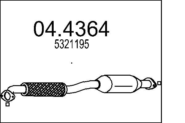 Katalizator MTS 04.4364