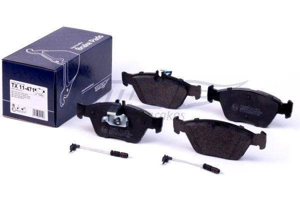 Levně Sada brzdových destiček, kotoučová brzda TOMEX Brakes 11-471