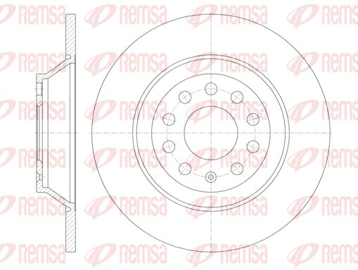 Tarcza hamulcowa KAWE 6969 00