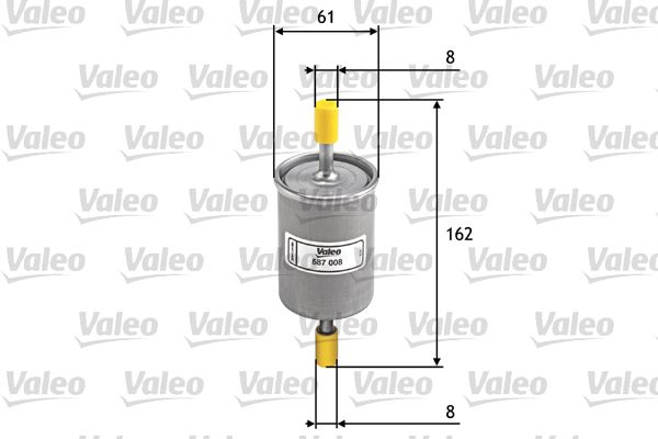 Palivový filter VALEO 587008