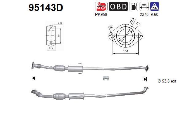 Katalizator AS 174100R040