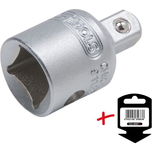 Adaptor reductor, clichet KS TOOLS 911.3897-E