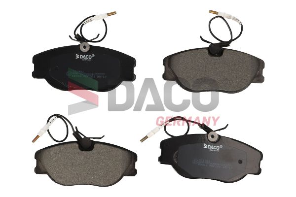 Zestaw klocków hamulcowych, hamulce tarczowe DACO GERMANY 321941