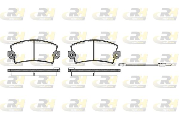 Zestaw klocków hamulcowych, hamulce tarczowe ROADHOUSE 2021.96